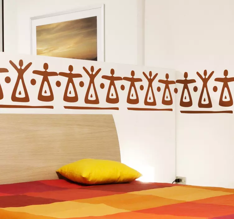 African Women Border Sticker - TenStickers