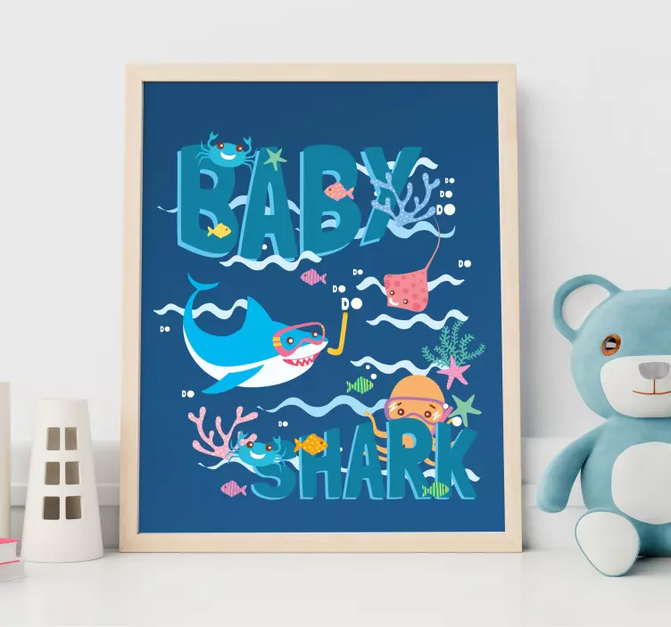 Aquatic Animal Fun bird wall sticker - TenStickers