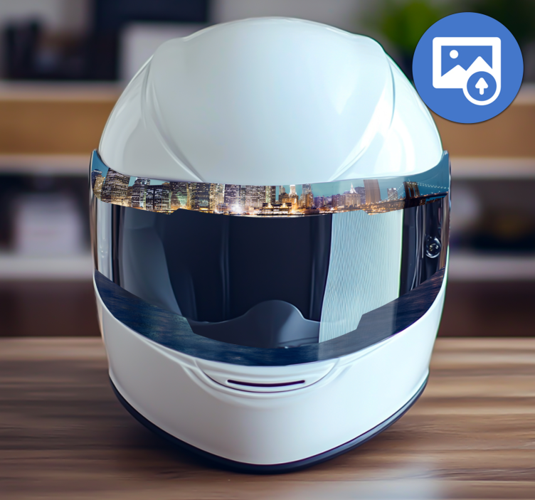Helmet visor customisable design motorcycle decals - TenStickers