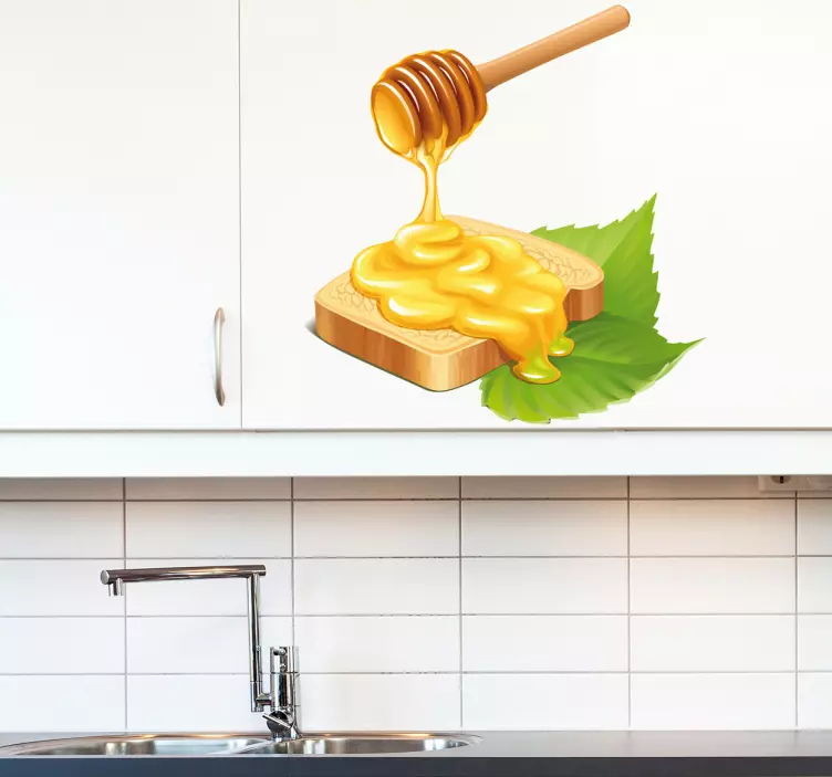 Bread & Honey Decal - TenStickers