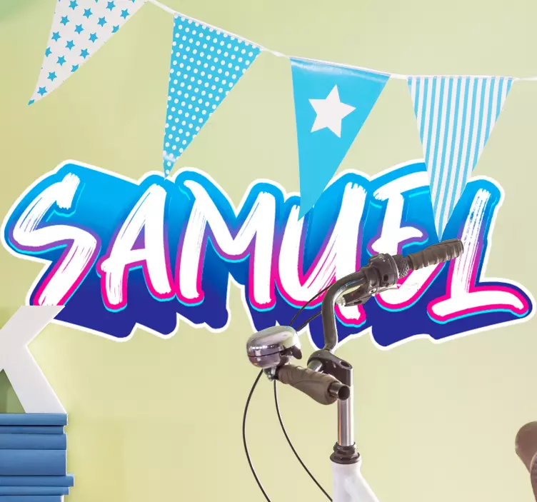 Bright Custom Graffiti urban sticker - TenStickers