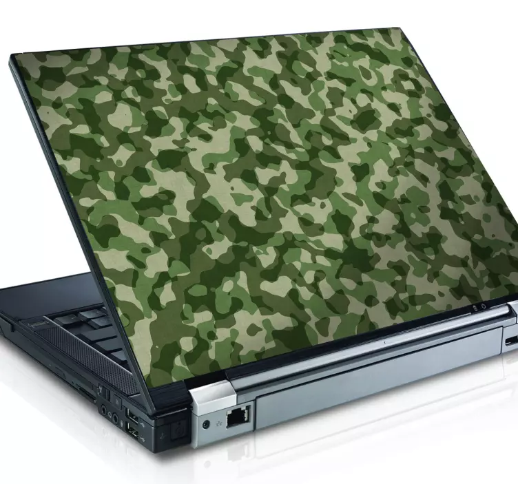Camouflage Texture Laptop Decal - TenStickers