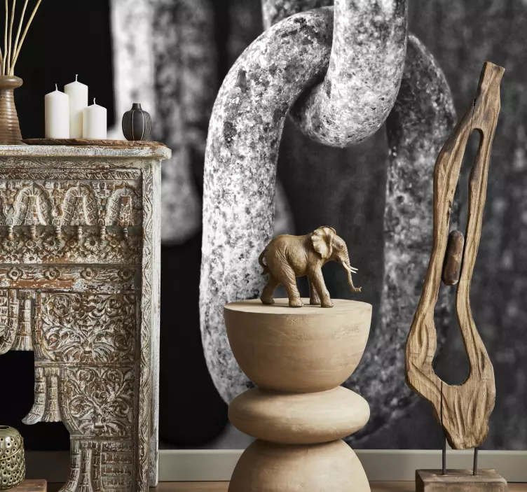 Chains Photographic Wall Mural - TenStickers