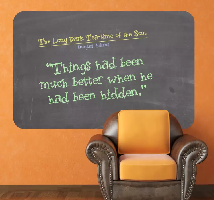 Chalkboard Blackboard Sticker - TenStickers