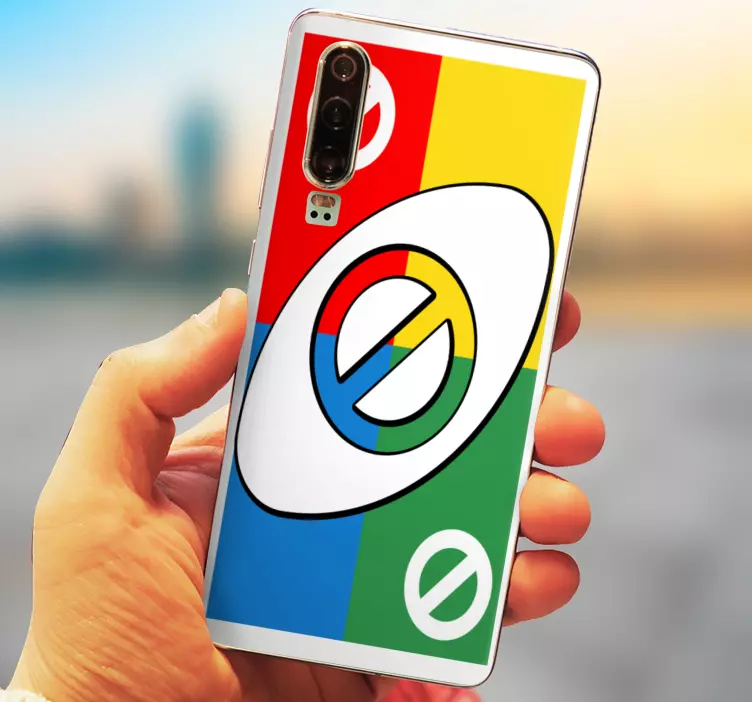 Huawei sticker colorful cards design - TenStickers