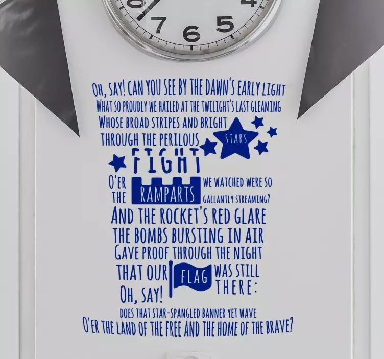 DAWN'S EARLY LIGHT quote sticker - TenStickers