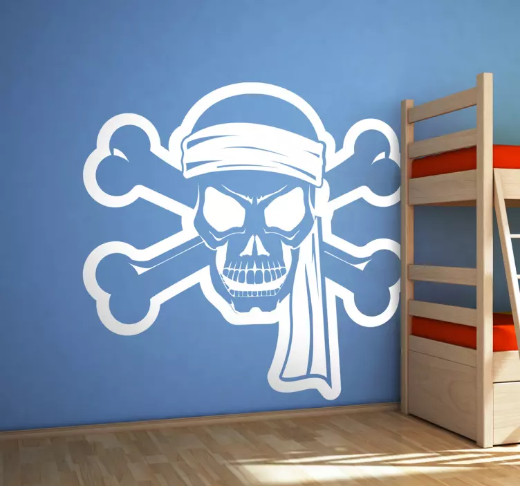 Decorative Pirate Sticker - TenStickers