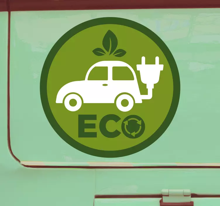Eco-Friendly Vehicle car sticker - TenStickers
