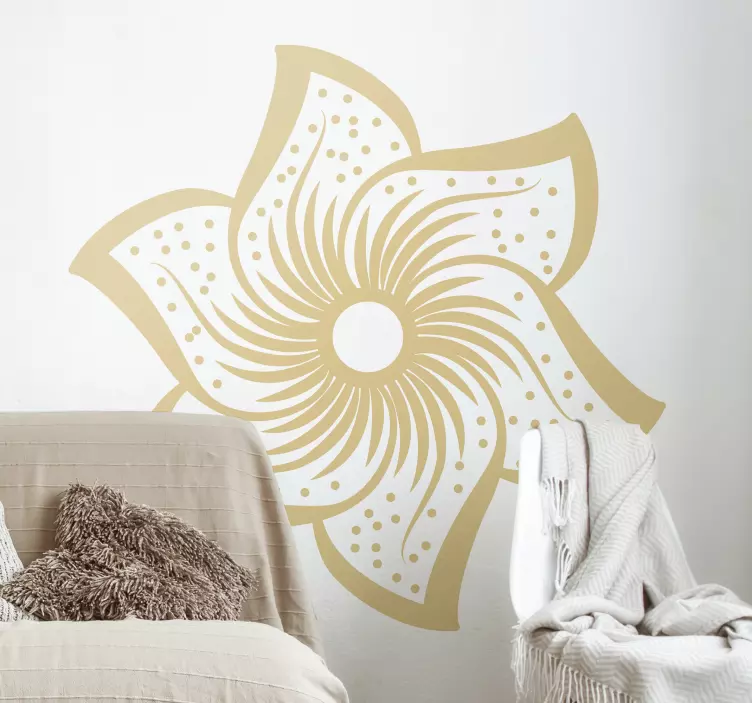 Elegant Floral Shape flower wall sticker - TenStickers