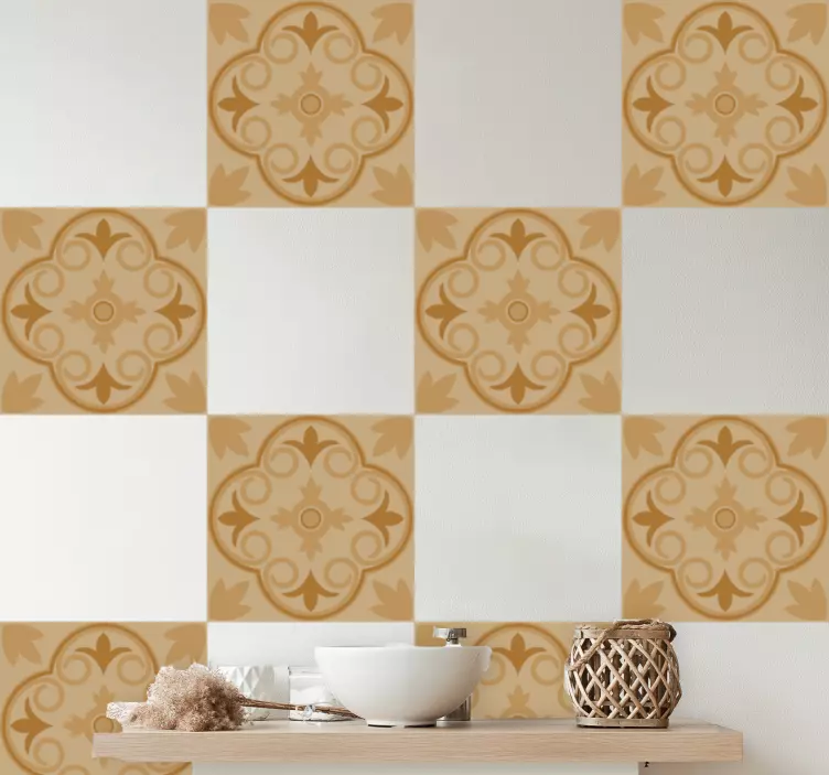 Tile sticker elegant tile design - TenStickers