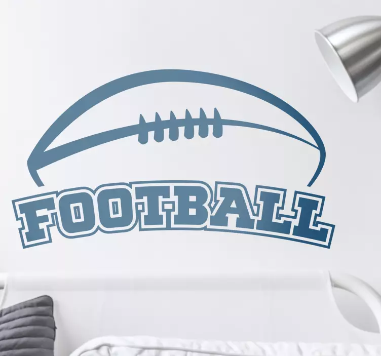 Football wall sticker - TenStickers