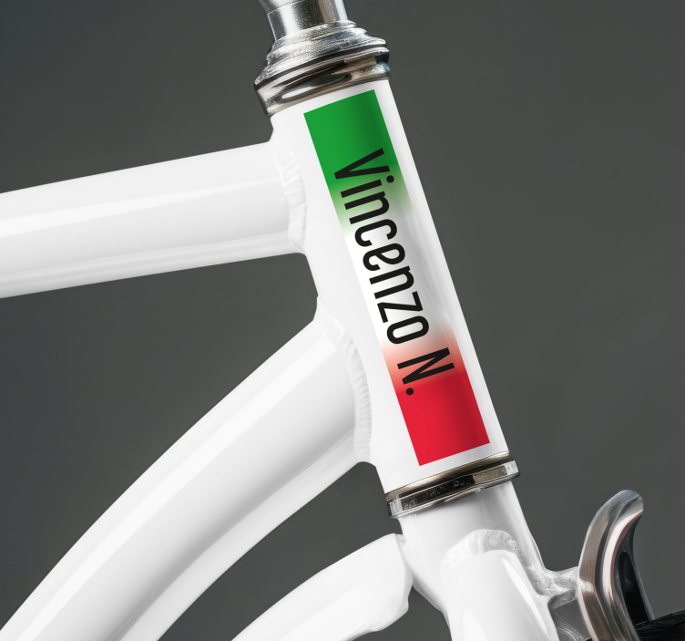 "Giro" personalized name cycling decal - TenStickers