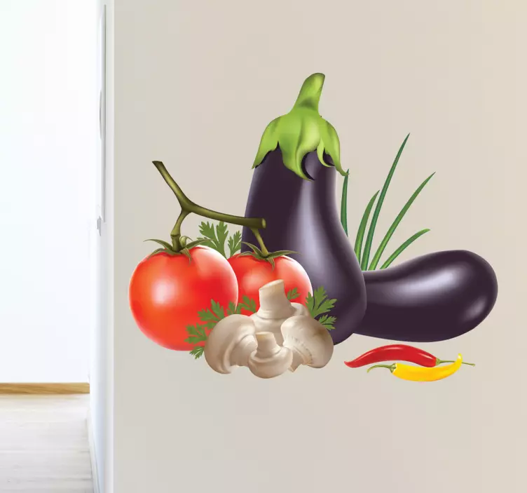 Healthy Food Still Life Decal - TenStickers
