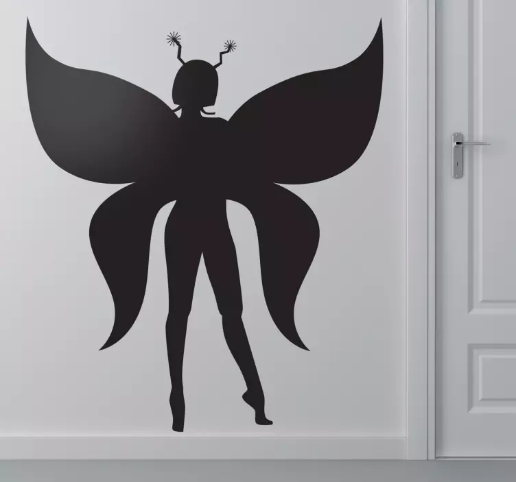 Kids Antenna Fairy Wall Sticker - TenStickers