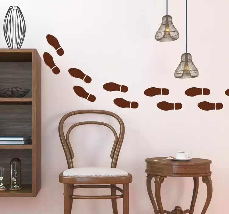 Location sticker footprint pathway design - TenStickers