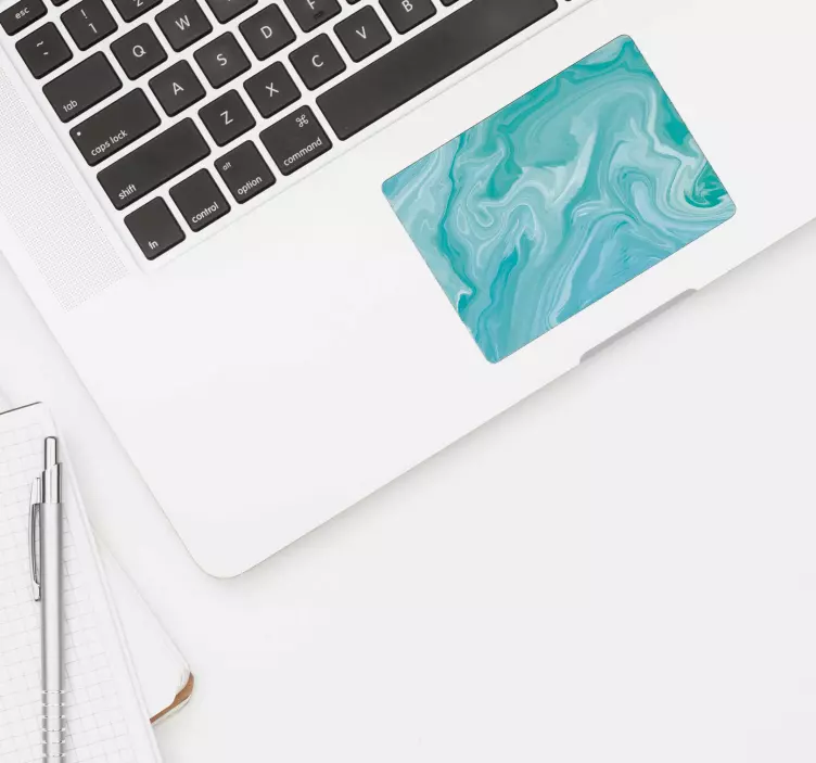Marble Trackpad laptop sticker - TenStickers