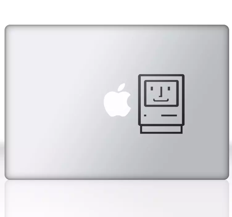 Old MacBook Laptop Sticker - TenStickers