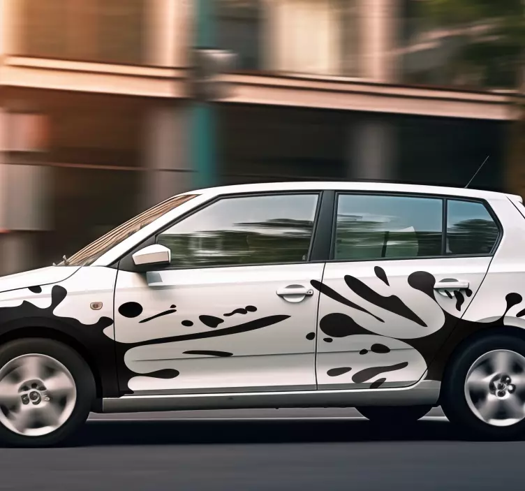 Car sticker paint stains effect - TenStickers