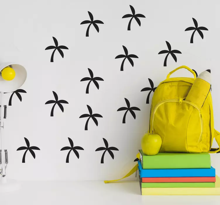 Palm tree concept decoration wall sticker - TenStickers