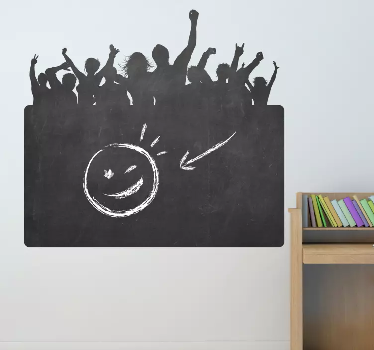 Party People Blackboard Sticker - TenStickers