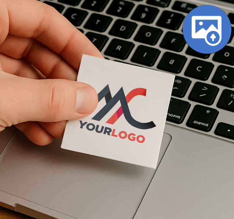 Business logo customizable sticker - TenStickers