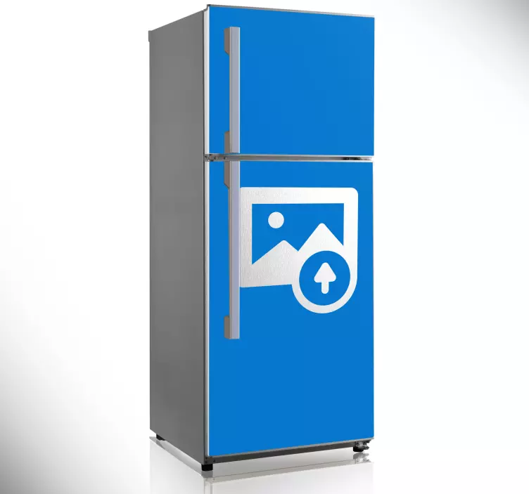 Personalized photo fridge sticker fridge - TenStickers