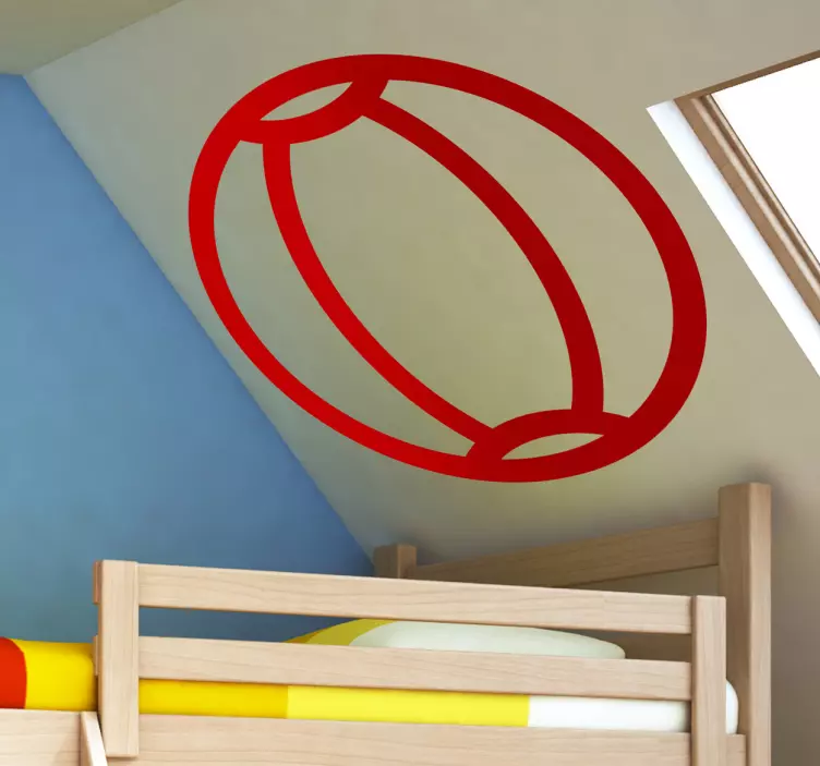 Playful Ball Shape wall sticker - TenStickers