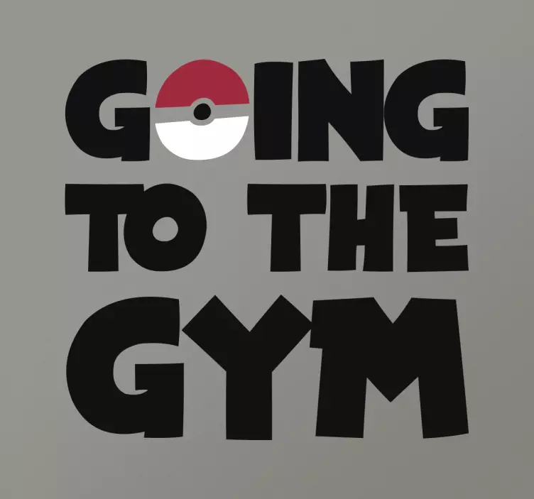 Pokemon Gym Wall Sticker - TenStickers
