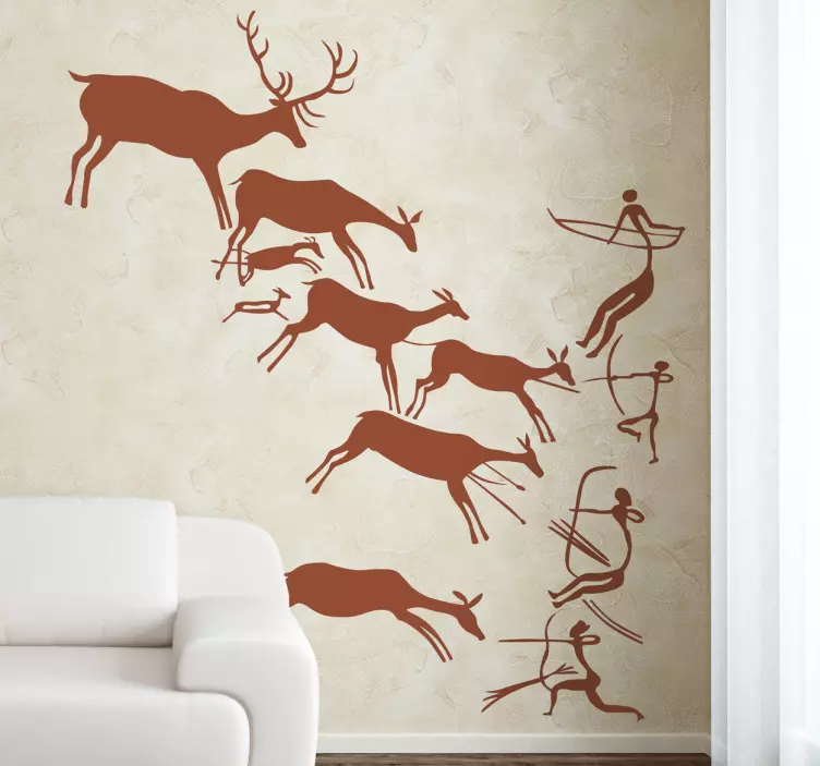 Prehistoric Story Art Wall Sticker - TenStickers