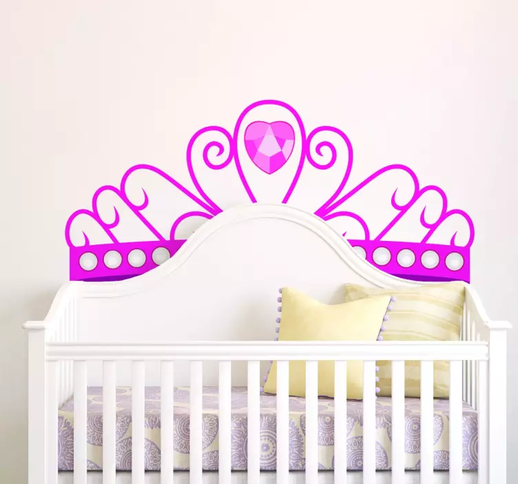 Princess Crown Sticker - TenStickers