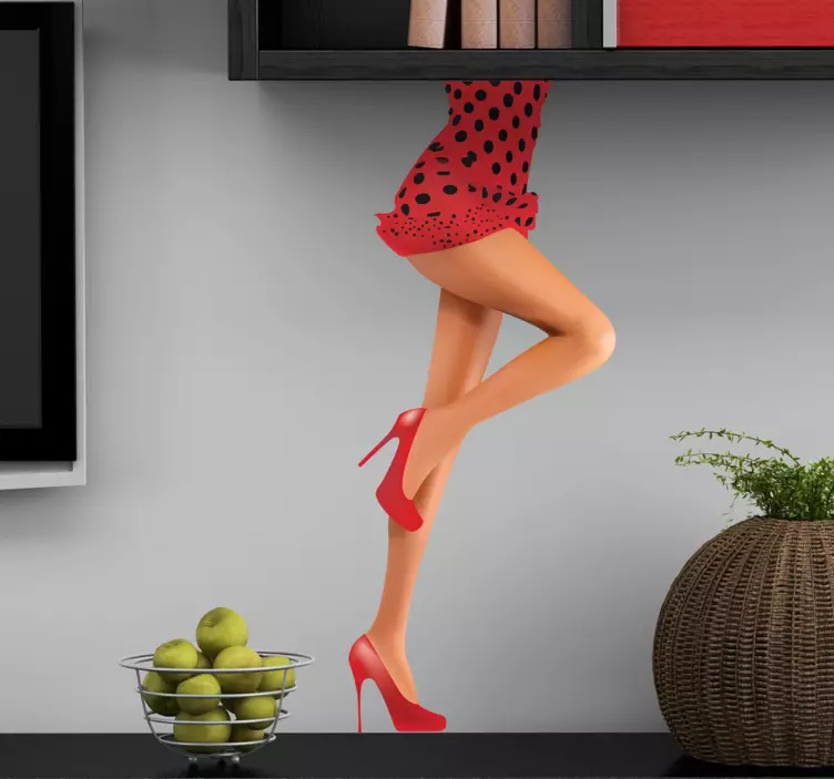 Sexy Legs Wall Decal - TenStickers