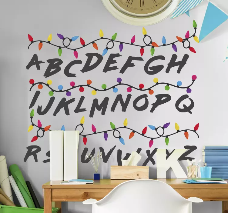 Stranger Things cinema wall sticker - TenStickers