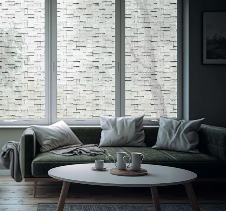 Translucent texture window sticker - TenStickers