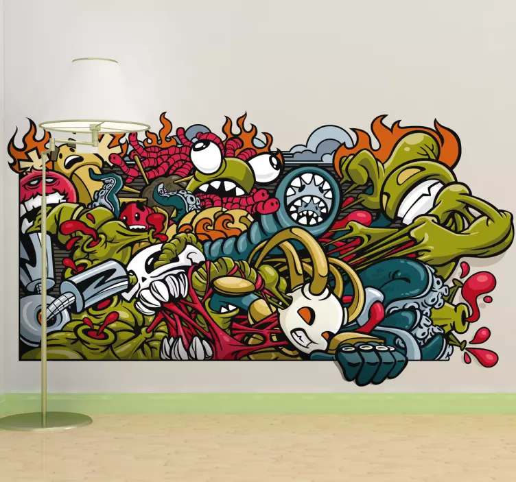Urban Art Wall Mural - TenStickers