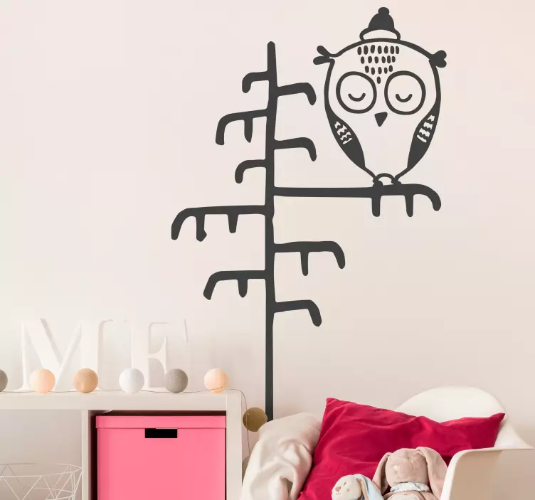 Wall sticker for kid owl tree decor - TenStickers