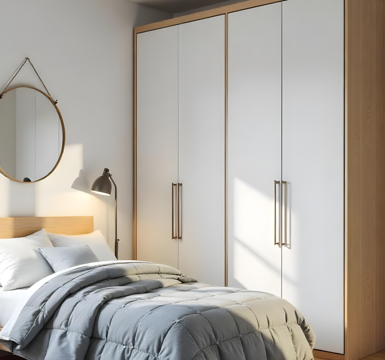 White furniture sticker - TenStickers