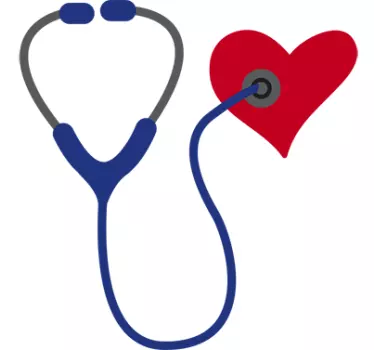 Stethoscope Wall Sticker - TenStickers