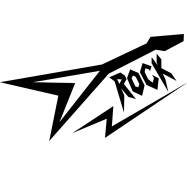80s Aesthetic Rock Music Sticker - TenStickers