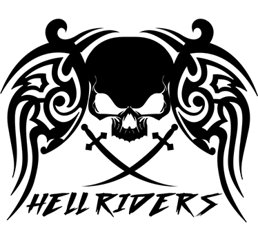 Hellriders motorcycle decal - TenStickers