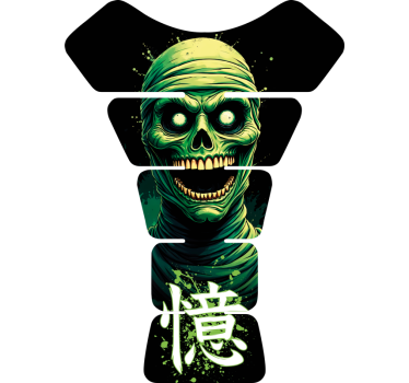 Mummy death motorcycle decals - TenStickers