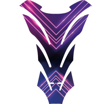 Neon motorcycle decals - TenStickers