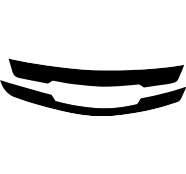 Visor monocolor motorcycle decals - TenStickers