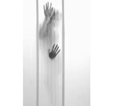 Recessed Figure Shower Sticker - TenStickers