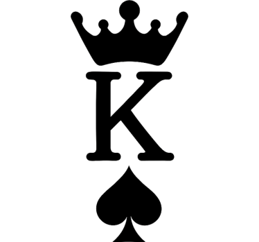 King of Spades motorcycle decals - TenStickers