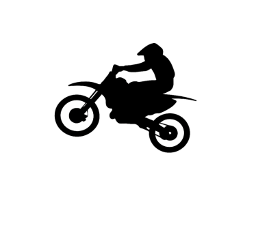 Motocyclist on a motorbike motorcycle decals - TenStickers