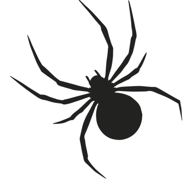 Monocolor spider design motorcycle decals - TenStickers