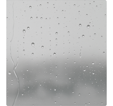 Rainy Windowpane shower screen sticker - TenStickers