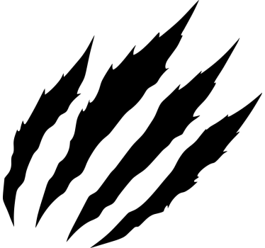 Monocolor scratches design motorcycle decals - TenStickers