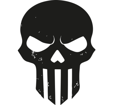 Skull helmet design motorcycle decals - TenStickers