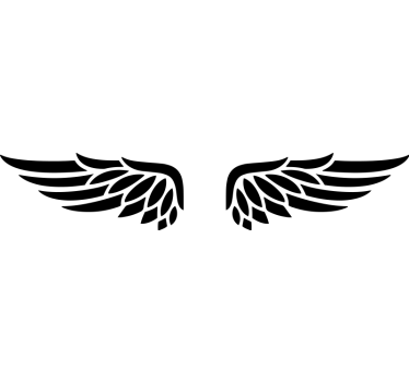 Wings motorbike design motorcycle decals - TenStickers